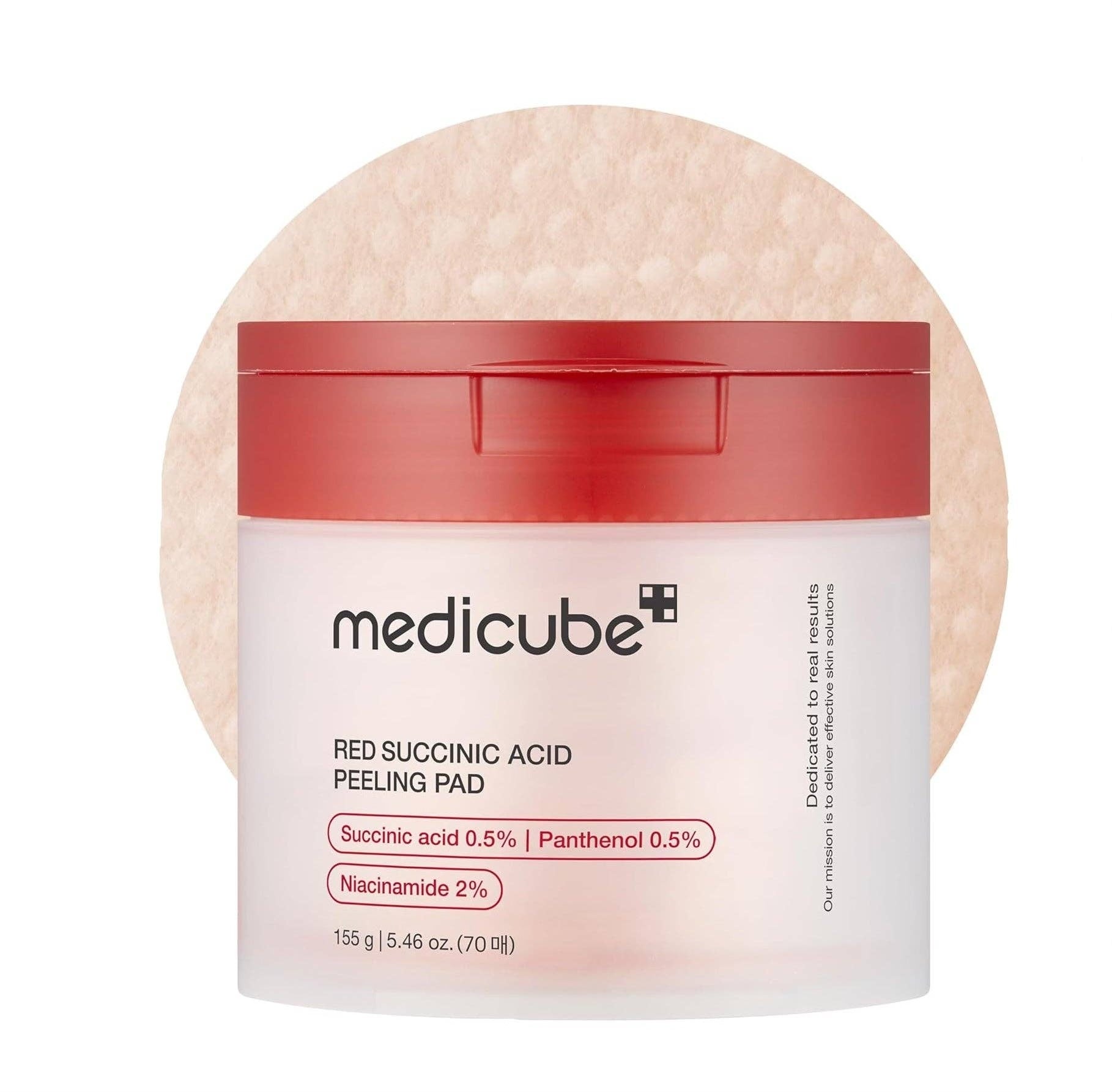 Medicube – Red Succinic Acid Peeling Pad – 155g (70pads)