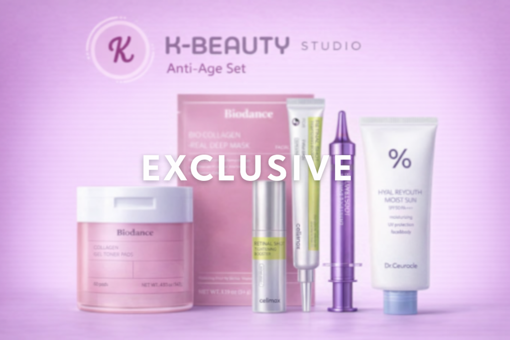 Korean Skincare Anti-Age Kit (+30 Only) + FREE LIMITED EDITION COSMETIC BAG