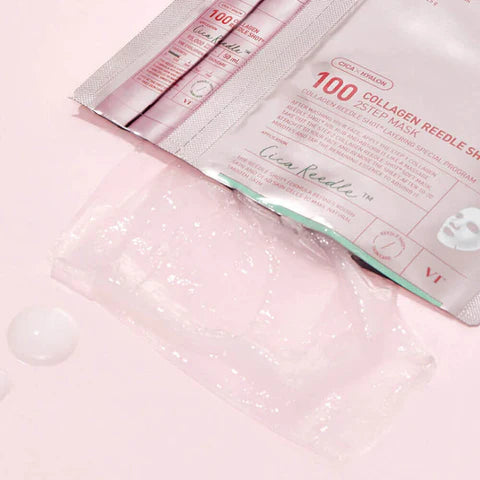 VT Cosmetics - Collagen Reedle Shot 100  2-Step Mask (microneedling)