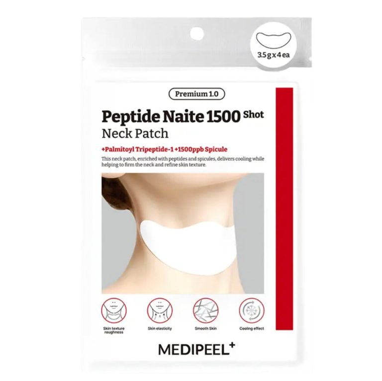 Medi-Peel – Premium 1.0 Peptide Naite 1500 Shot Neck Patch - 4 sheets