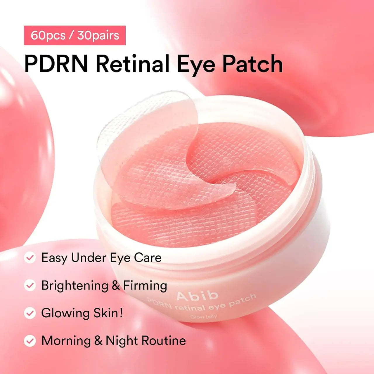 ABIB – PDRN Retinal Eye Patch Glow Jelly, 60 patches
