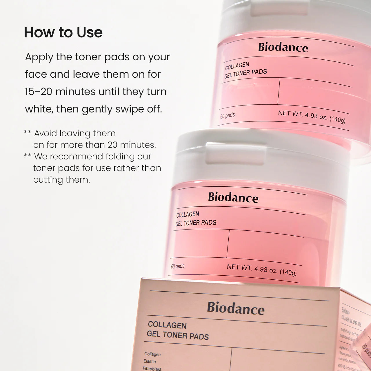 Biodance – Collagen Gel Toner Pads (60 Pads)
