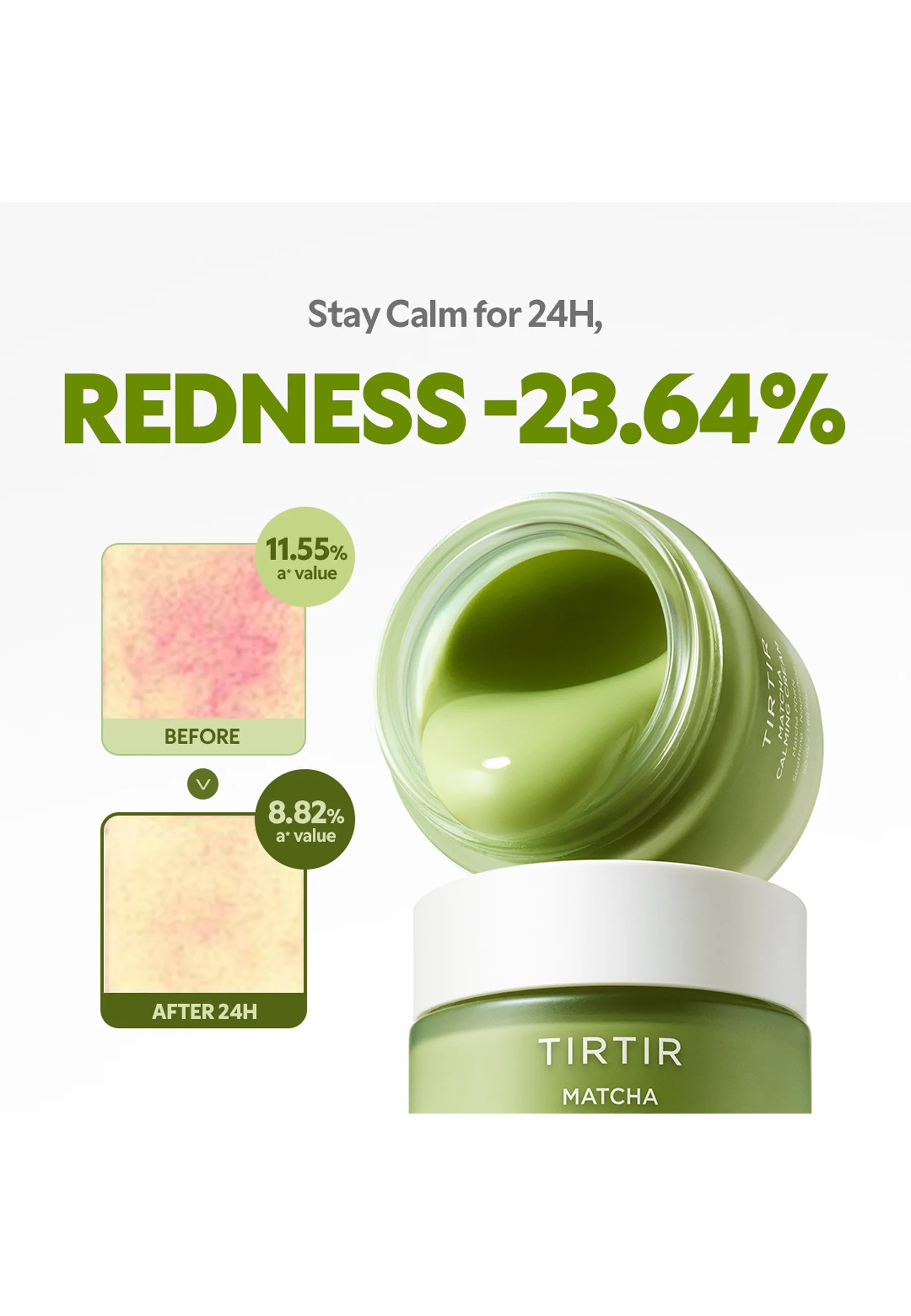 TIRTIR - Matcha Calming Cream - 50ml