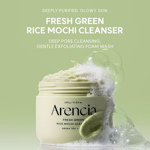 Arencia - Fresh Green Rice Mochi Cleanser - 120g - K-Beauty Studio Belgium Antwerp
