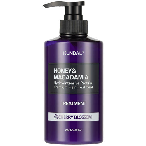 KUNDAL – Honey & Macadamia Protein Treatment, Cherry Blossom, 500ml