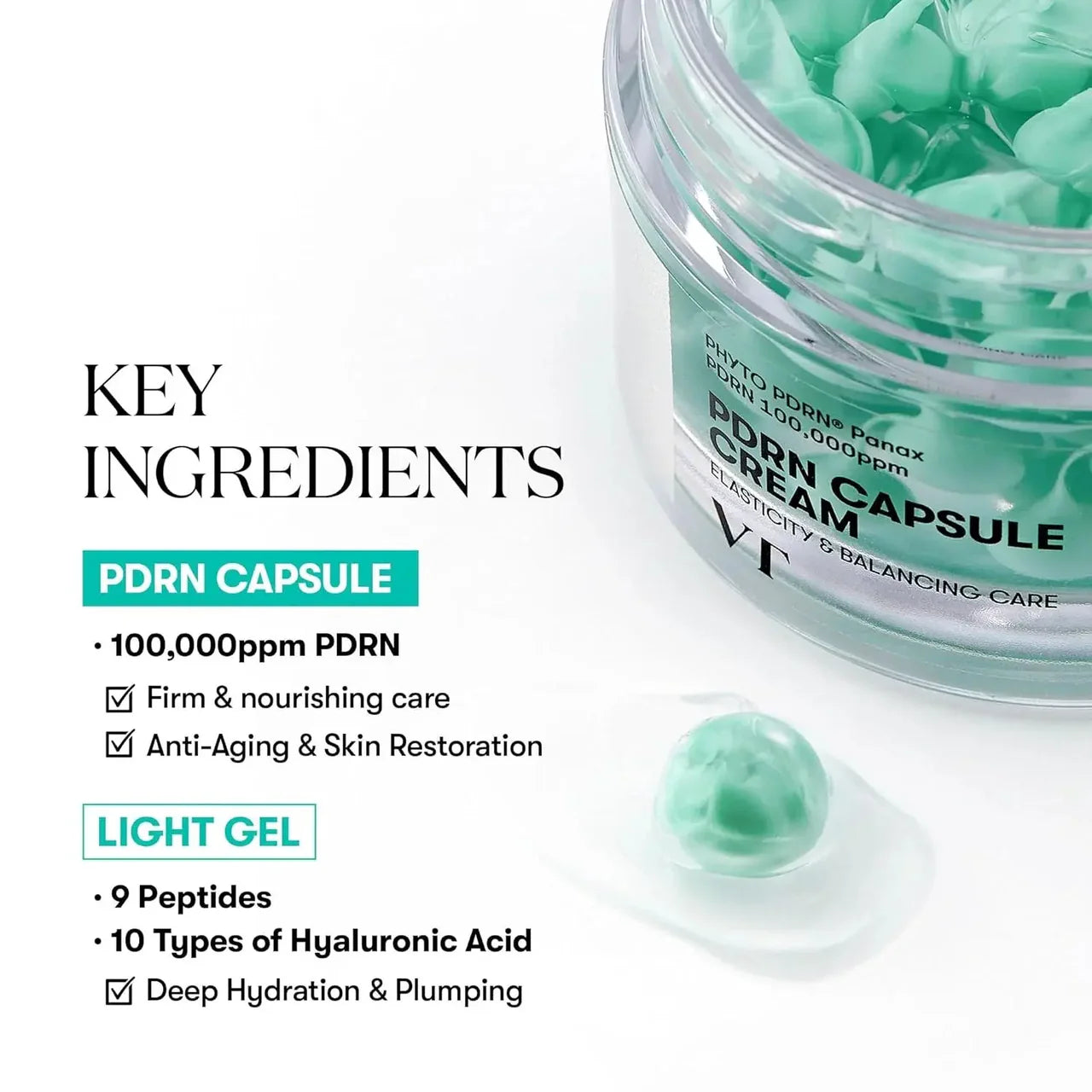 VT Cosmetics – PDRN Capsule Cream 100, 50ml